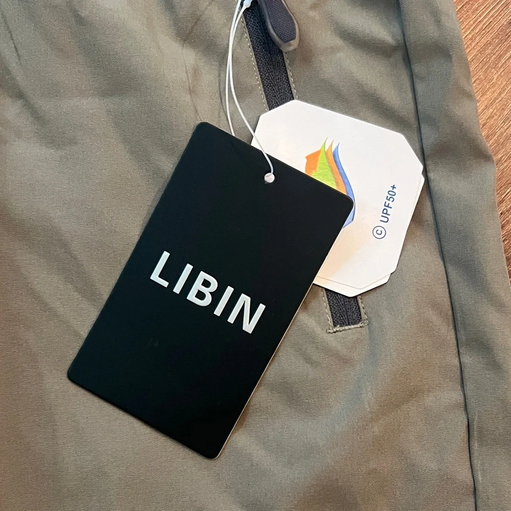 NWT - XXL - Libian Green Cargo Jogger Pants - UPF 50 - Picture 2 of 8